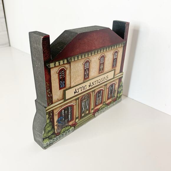 Brandywine Woodcrafts House Shelf Sitter Attic Antiques Wood - Picture 4 of 7